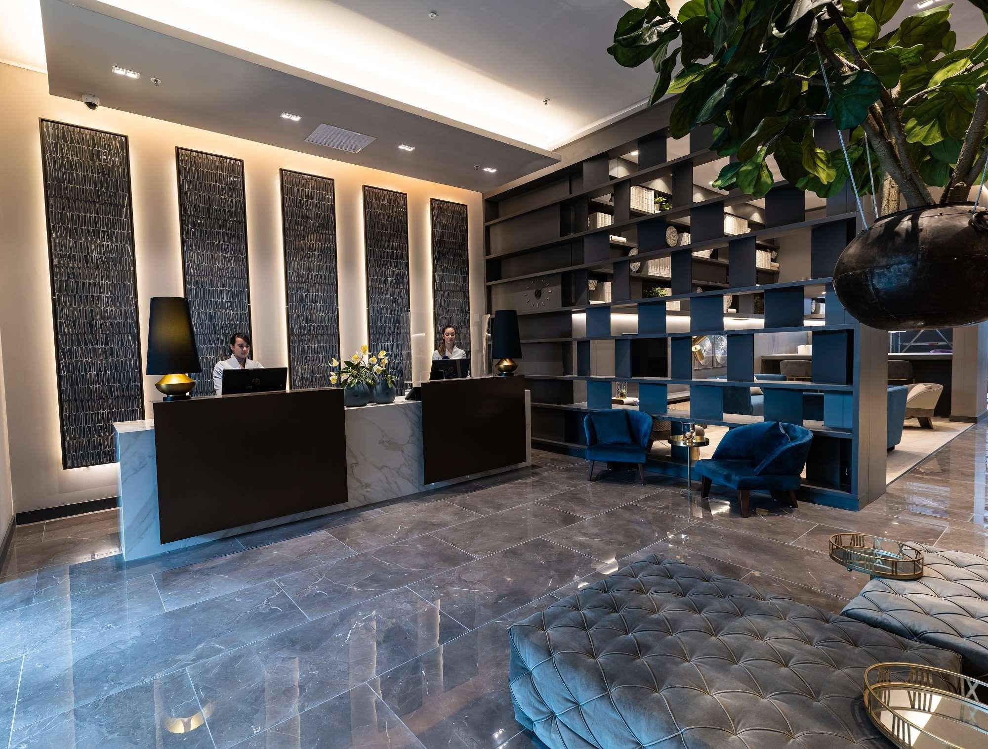 Hotel York Luxury Suites Medellin By Preferred Esterno foto The lobby of the hotel