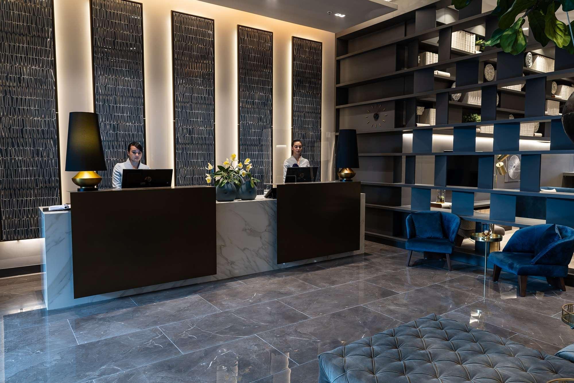 Hotel York Luxury Suites Medellin By Preferred Esterno foto The lobby of the hotel